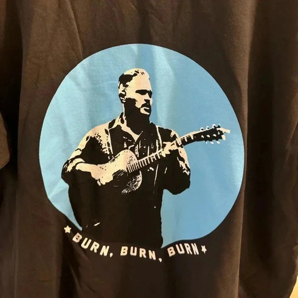Zach Bryan Shirt Burn Burn Burn Tour Official Merch Tee - Picture 3 of 4
